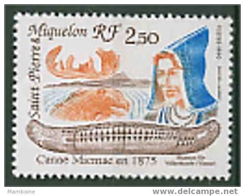 SPM  1990  Canoe  N 523 Neuf X X - Unused Stamps