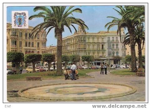 MELILLA ,Plaza De Espana :Detalle ; RENAULT 4 ; Animée , TB - Melilla