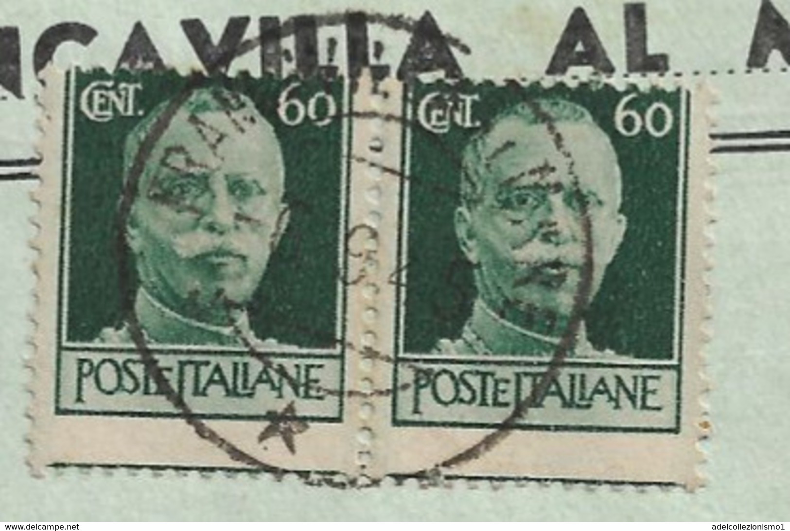 791)lettera Con 2x60c. Imperiale Senza Fasci Da Francavilla A Pietraperzia Il 14-9-1945 - Poststempel