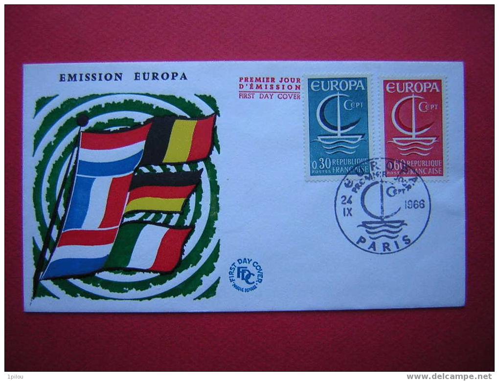 EUROPA 1966.   1er Jour D´émission. - 1966