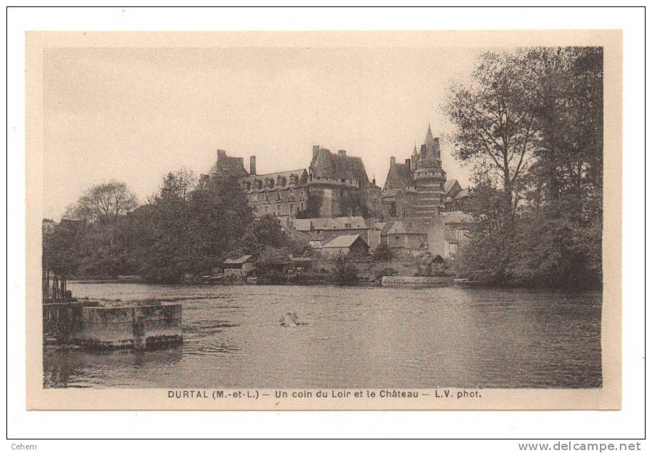 DURTAL 49 UN COIN DU LOIR ET LE CHATEAU  Maine Et Loire - Durtal