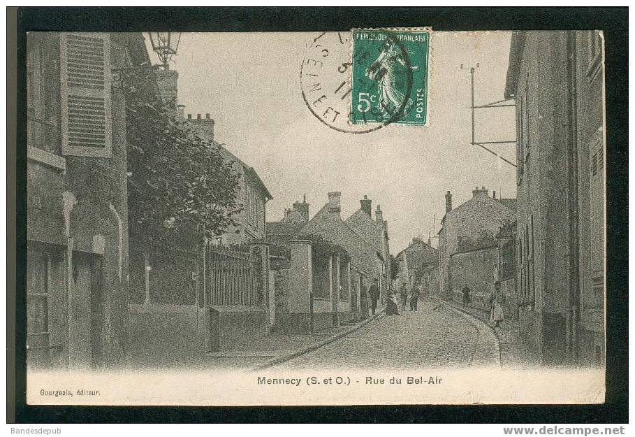 Mennecy ( 91) - Rue Du Bel Air ( Animée Gourgeois éditeur) - Mennecy