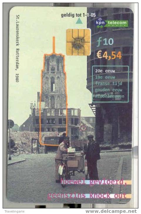 Nederland St. Laurenskerk Rotterdam 1940 (bombardement De Rotterdam) - öffentlich