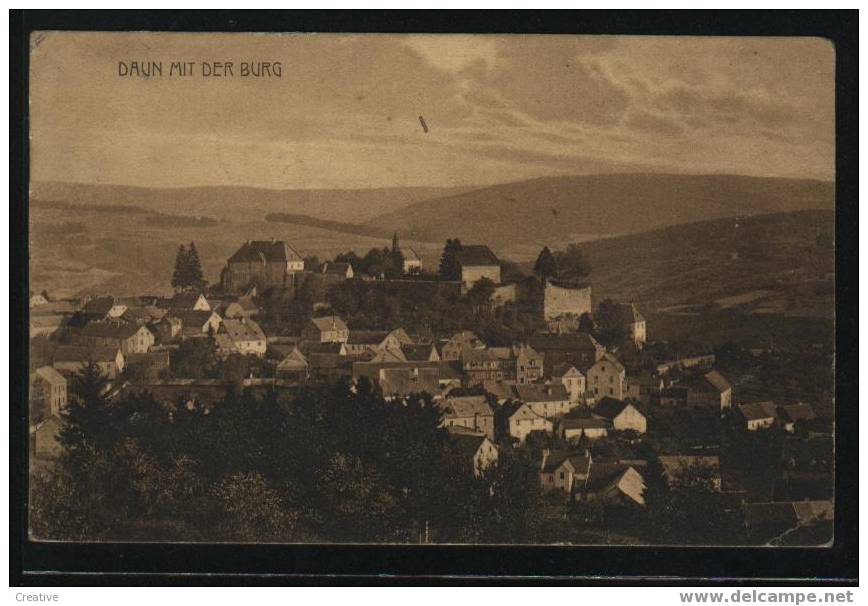 DAUN MIT DER BURG 1908 - Daun