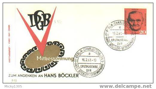 Germany / Berlin - FDC Mi-Nr 197 (U044)- - 1948-1970