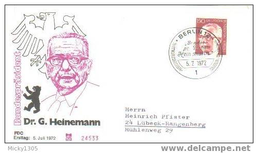 Germany / Berlin - FDC Mi-Nr 431 (U054)- - 1971-1980