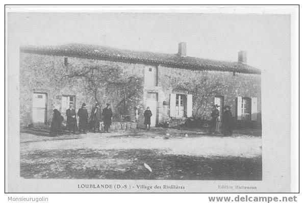 79 )) LOUBLANDE, Village Des Rinfilières, (bords Blancs) ANIMEE, éd Micheneau - Bressuire