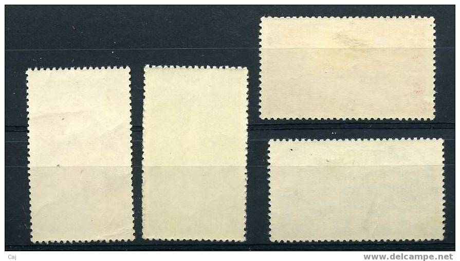 Japon  -  1938  :  Yv  279-82  *  , ** - Unused Stamps