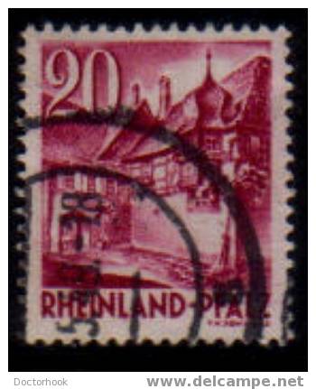 RHEINLAND PFALZ    Scott: # 6N 35  F-VF USED - Rijnland-Palts