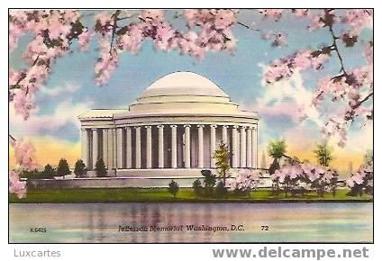 K6405 . JEFFERSON MEMORIAL WASHINGTON . D.C.  72 - Washington DC