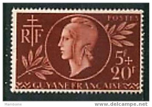 Guyane  ~ N 179 ~ Neuf Avec Trace De Charniere - Unused Stamps