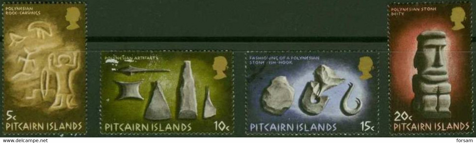 PITCAIRN ISLANDS..1971..Michel # 119-122...mix. - Pitcairn