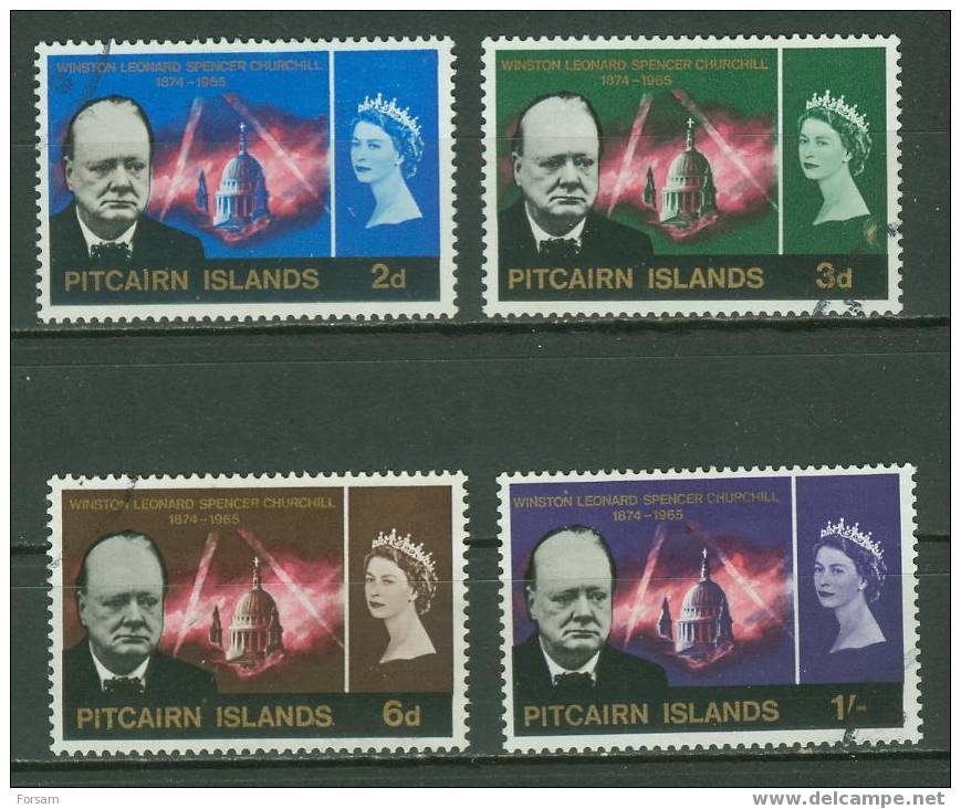 PITCAIRN ISLANDS..1966..Michel# 56-59...used. - Pitcairn Islands