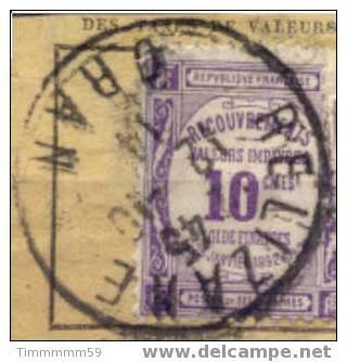 Lot N°5246  Cinq N°44 Sur Fragment, Oblit REZILANE (ORAN) Ind 12, Du 12/10/1914 - 1859-1959 Oblitérés