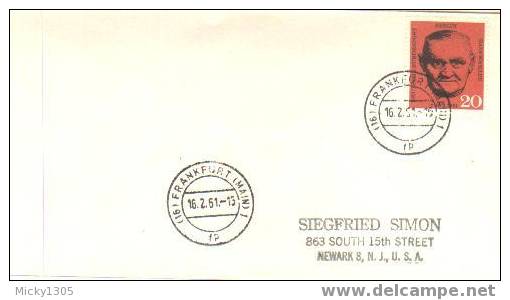 Germany / Berlin - FDC Mi-Nr 197 (U055)- - 1948-1970