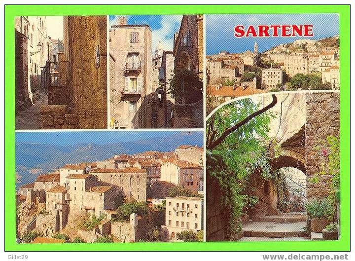 SARTENE,CORSE - 5 MULTIVUES - SES VIEILLES RUES - CIRCULÉE EN 1985 - ÉDITIONS U SEGNU - - Sartene