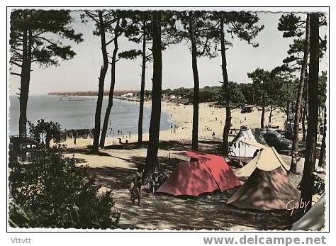 SAINT-BREVIN : Plage Du Pointeau Et Le Camping (circulée, 1958) Edit. Artaud . - Saint-Brevin-les-Pins
