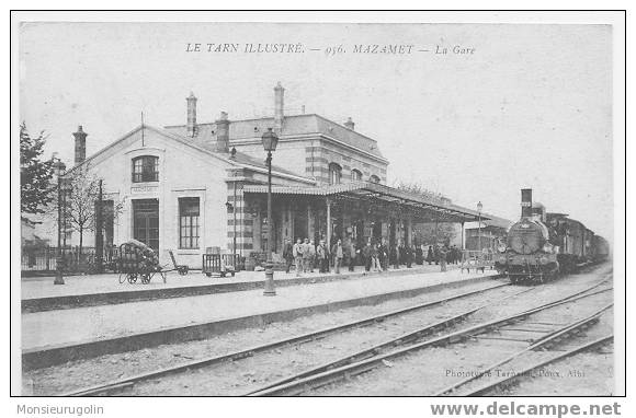 81 )) MAZAMET, La Gare, N° 956 Poux édit - Mazamet