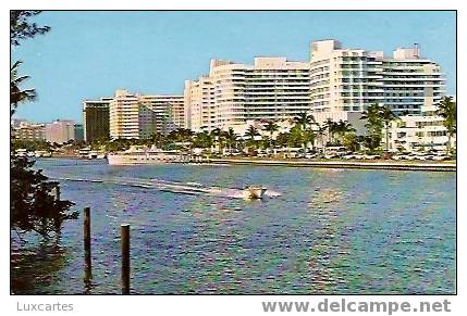 6903. INDIAN CREEK LOOKING NORTH FROM 41ST STREET .  MIAMI BEACH.FLORIDA. - Miami Beach