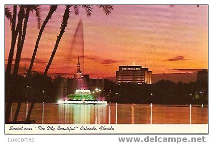 SUNSET OVER THE CITY BEAUTIFUL ORLANDO FLORIDA - Orlando