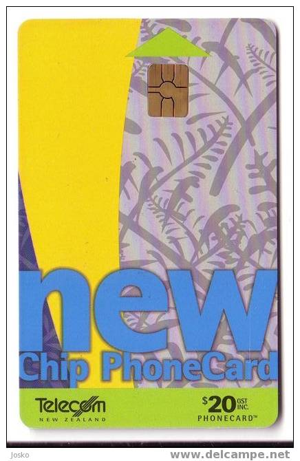 NEW CHIP PHONECARD ( New Zealand ) - Blue 20.$ - Nueva Zelanda