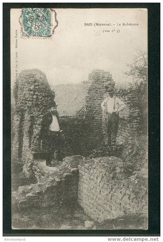 Bais ( 53 ) - Le Rubricaire - Vue N°3 ( Animée éd. Hamel Jallier ) - Bais