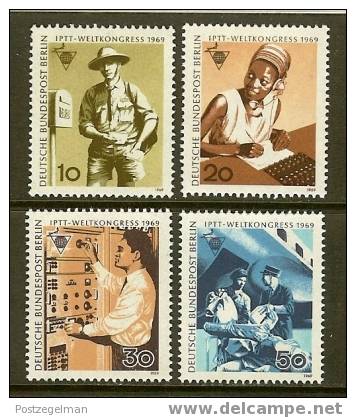 BERLIN 1969 MNH Stamp(s) Postal Employees 342-345 #1369 - Unused Stamps