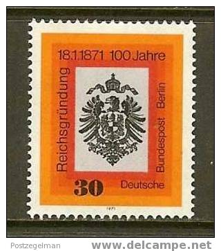 BERLIN 1971 MNH Stamp(s) German Empire 385 #1372 - Unused Stamps