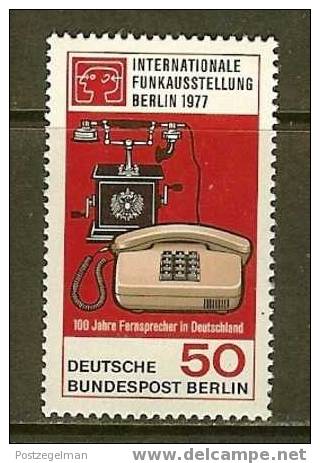 BERLIN 1977 MNH Stamp(s) Radio Television 549 #1604 - Ongebruikt