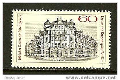 BERLIN 1977 MNH Stamp(s) Patent Law 550 #1614 - Unused Stamps