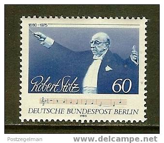 BERLIN 1980 MNH Stamp(s) Robert Stolz 627 #1088 - Unused Stamps