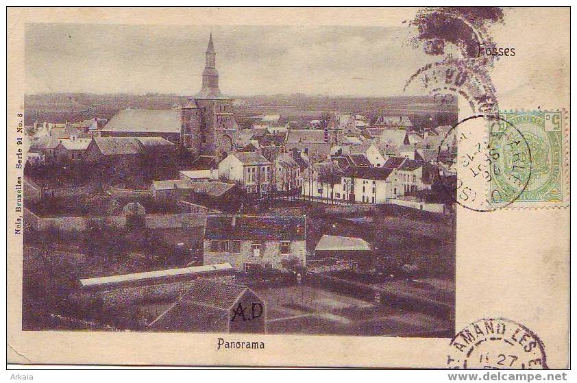 FOSSES = Panorama  (Nels  S.91  N° 6) (pli Coin Inf. Gauche) - Fosses-la-Ville