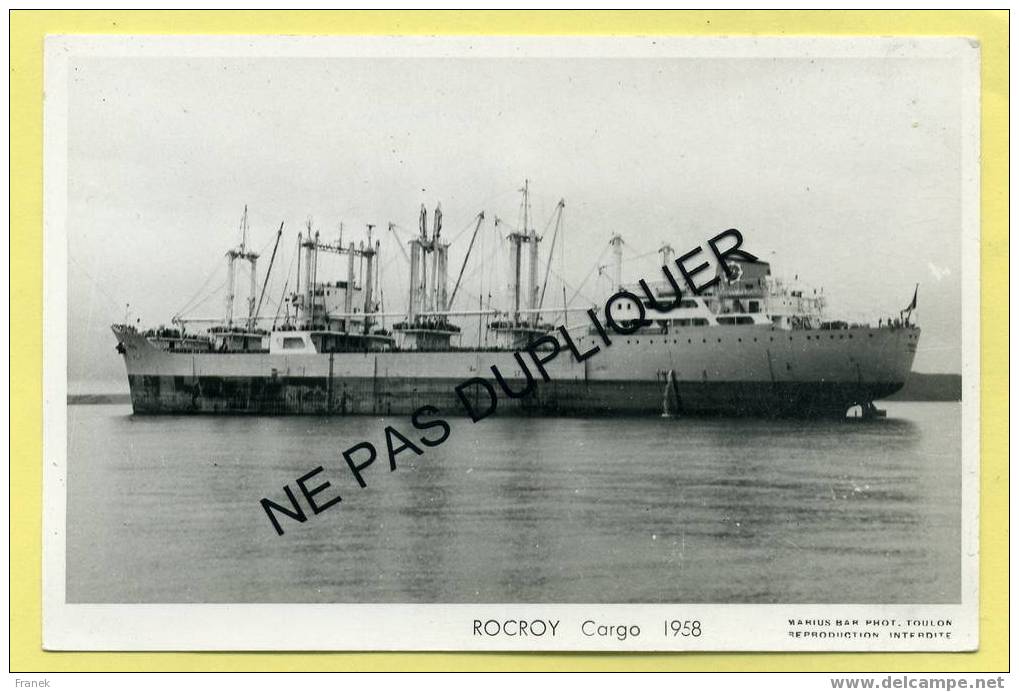 4323 Cargo (Minéralier) "ROCROY" (1958) - Société De Courtage Et Transport - (Rebaptisé "Louis Delmas"...) - Commerce