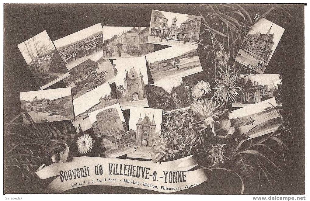 CPA De VILLENEUVE SUR YONNE - Souvenir - Villeneuve-sur-Yonne