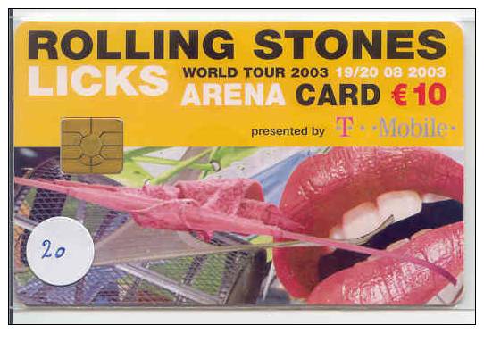 ROLLING STONES Sur ARENACARTE (20) MUSIQUE MUSIC MUZIEK - Musique