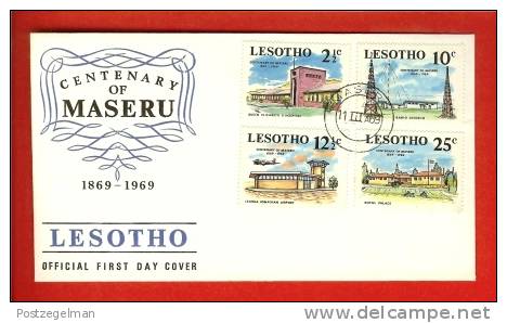 LESOTHO 1969 FDC Maseru 67-70 - Lesotho (1966-...)