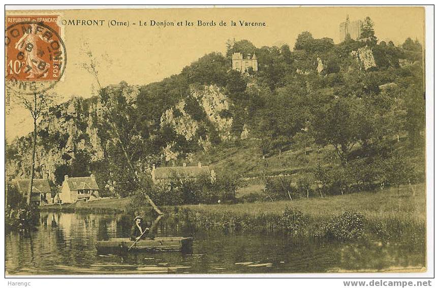 DOMFRONT Le Donjon Et Les Bords De La Varenne - Domfront