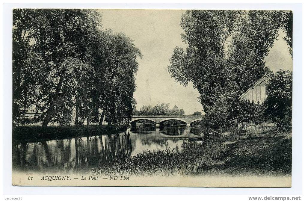 CPA 27.-ACQUIGNY.-Le Pont-- SDV 94 - Acquigny