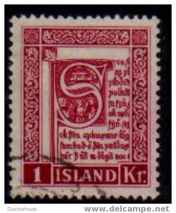 ICELAND    Scott: # 280  F-VF USED - Usati