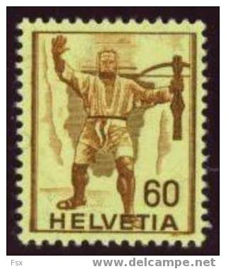 1941 (Zumstein 244) Historische Bilder - Wilhelm Tell ** - Unused Stamps