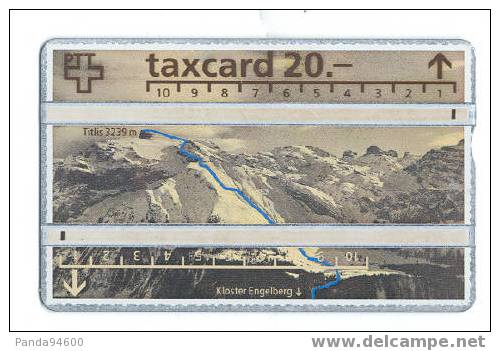 Suisse Taxcard 250ème Anniversaire De La 1ere Ascension Du Titlis 20 CHF 1994 - Switzerland