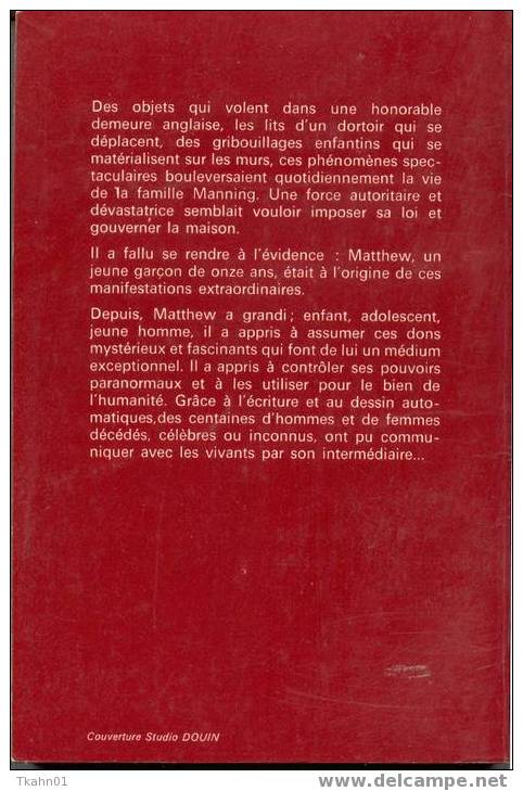 J´AI LU  L´AVENTURE-MYSTERIEUSE  N°A-341 " D´OU ME VIENNENT CES POUVOIRS "DE 1977  MATTHEW-MANNING - Fantásticos