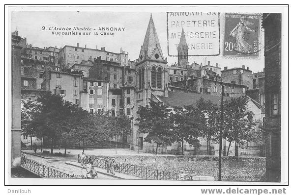 07 / ANNONAY, Vue Partielle Sur La Canse, N° 9 - Annonay