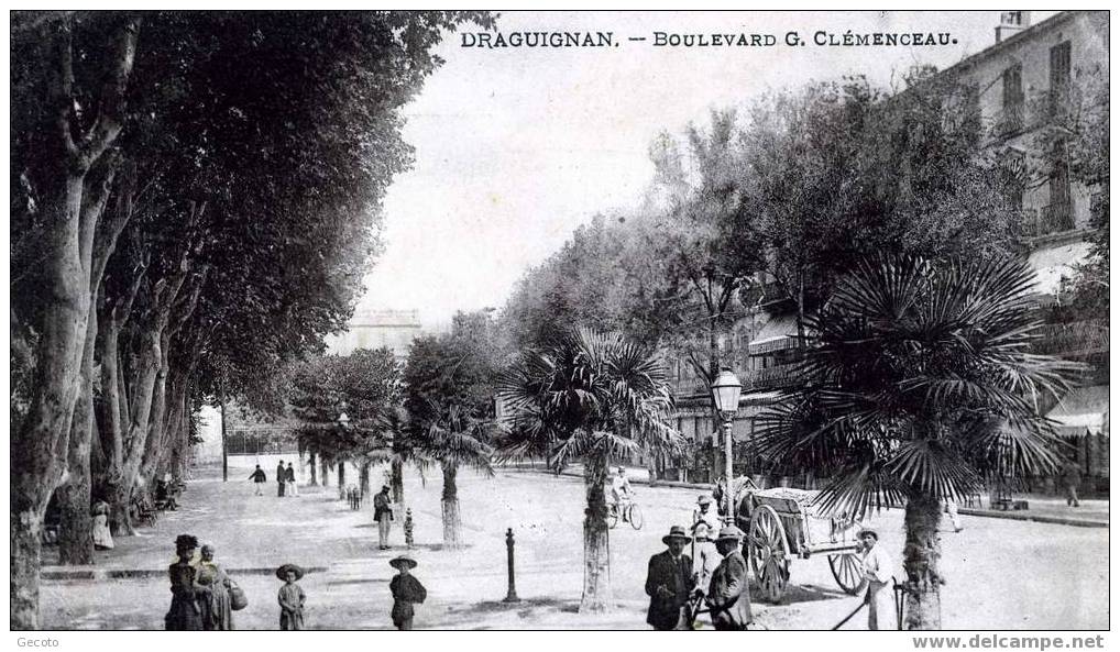 Le Boulevard G. Clemenceau - Draguignan