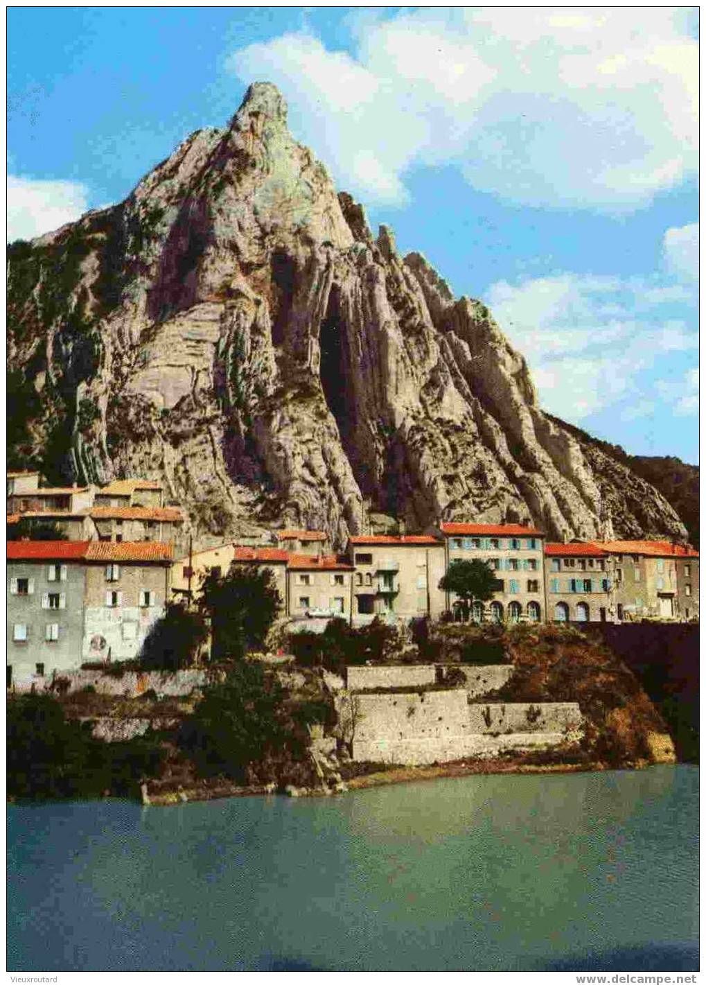 CPSM. SISTERON. LE ROCHER DE LA BAUME. - Sisteron