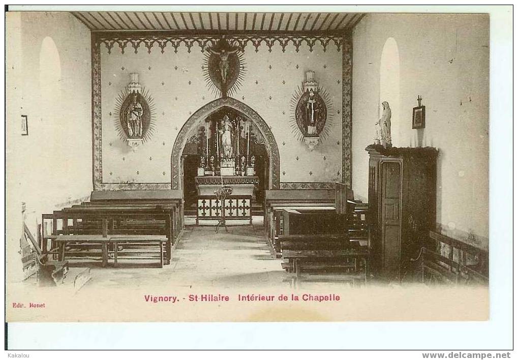 VIGNORY (52):(  St Hilaire Intérieur De La Chapelle ) - Vignory