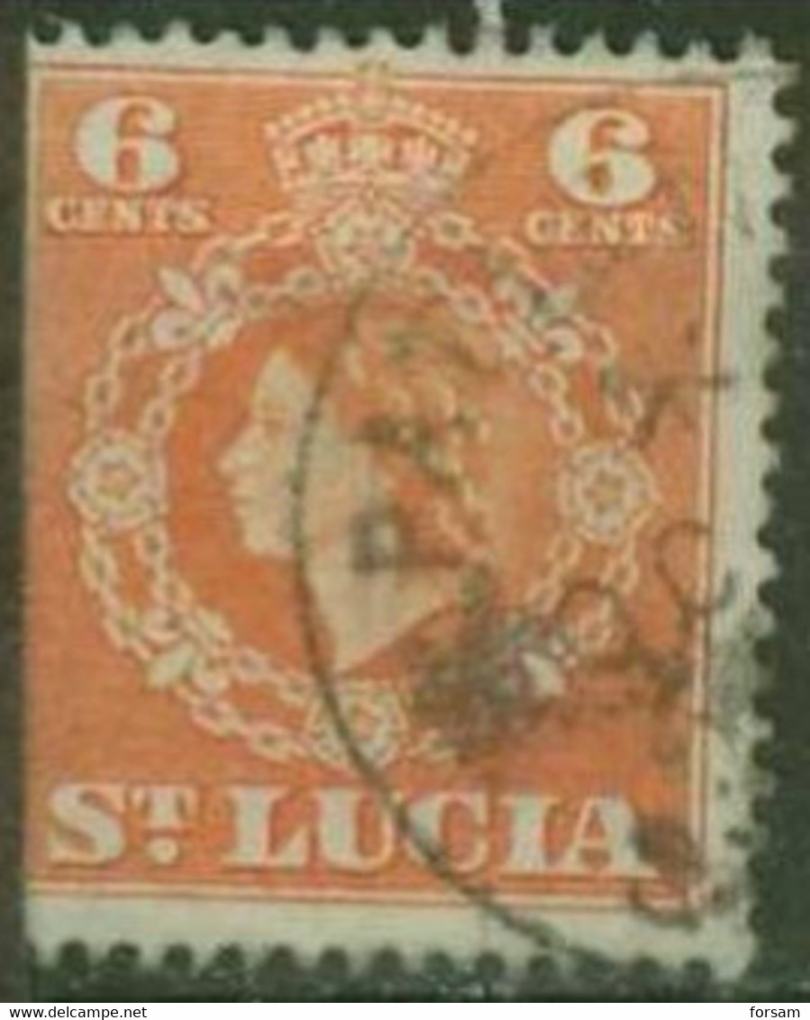 ST.LUSIA..1953/54..Michel # 151...used. - St.Lucia (...-1978)