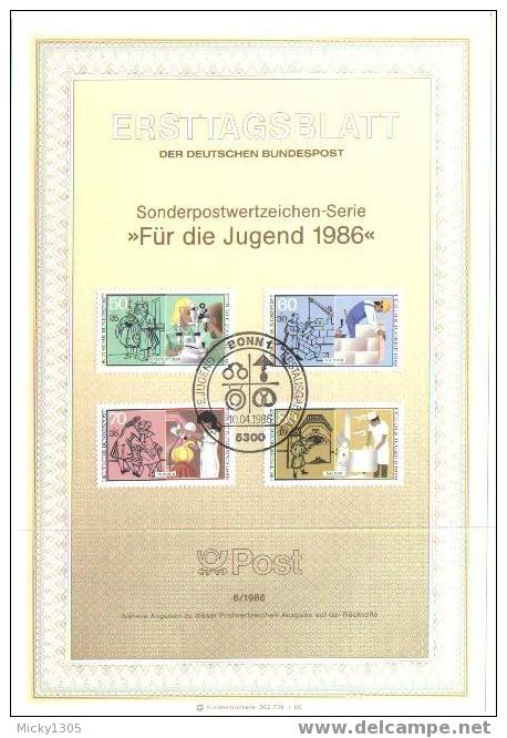 Germany - ETB 6/86 (Z338)- - 1981-1990