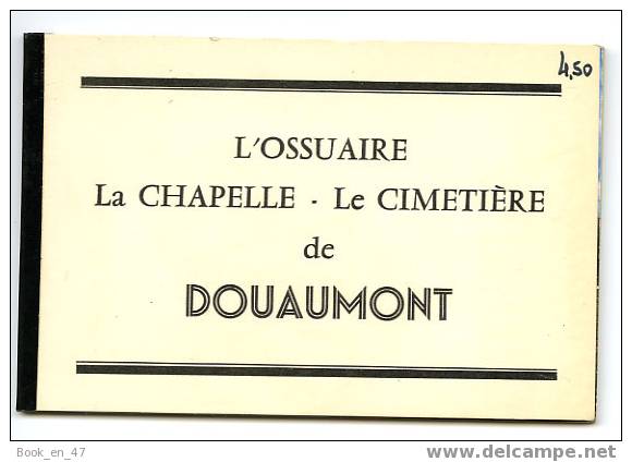 {19905} 55 Meuse Douaumont L´ Ossuaire La Chapelle Le Cimetière  Carnet 10 CP - Douaumont