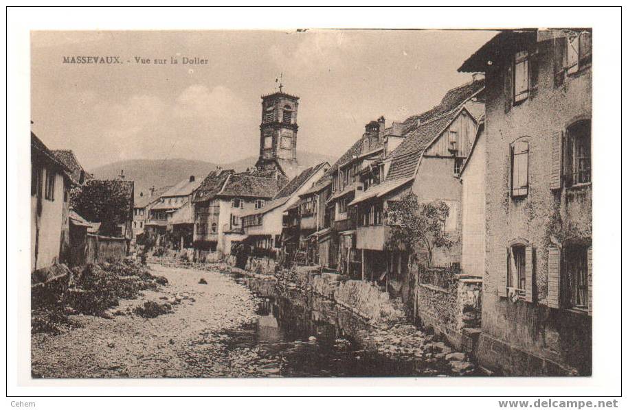 MASSEVAUX OU MASEVAUX (68) VUE SUR LA DOLLER Haut Rhin - Masevaux